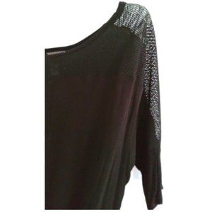 FREE w/Purchase (flaw) - 3/4 Sleeve Batwing Blouse